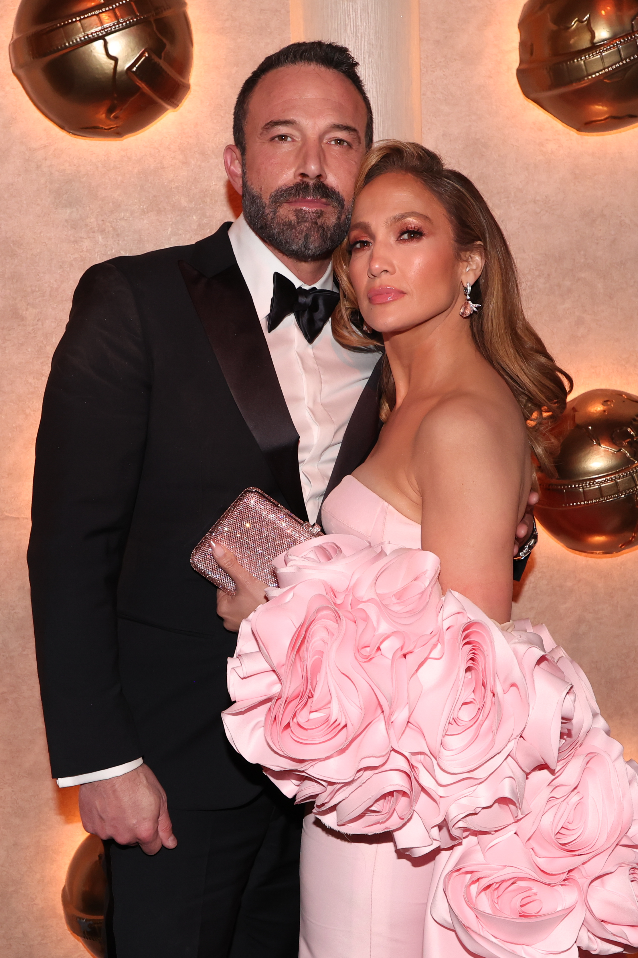 Jennifer Lopez and Ben Affleck posing together 