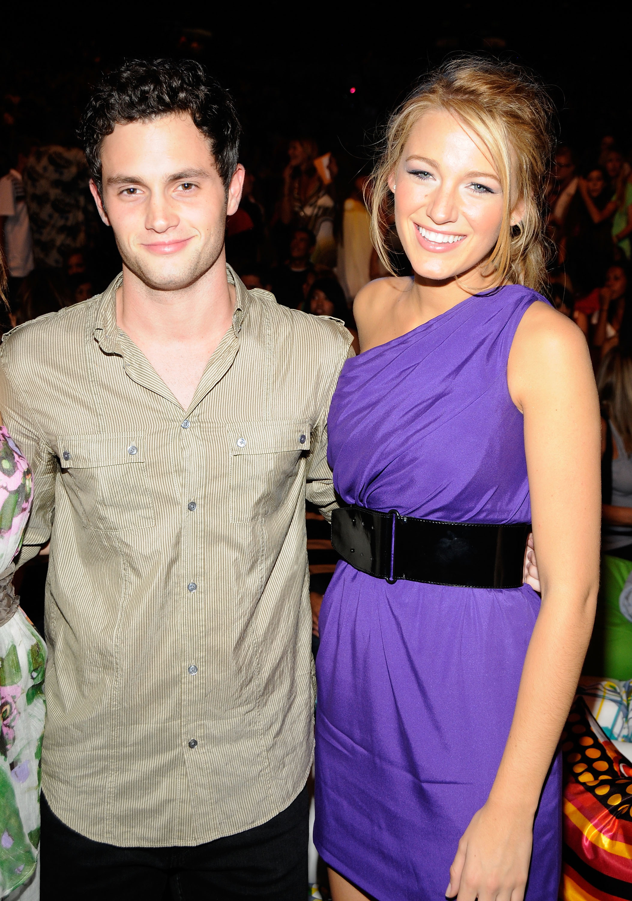 penn badgley and blake lively in 2008