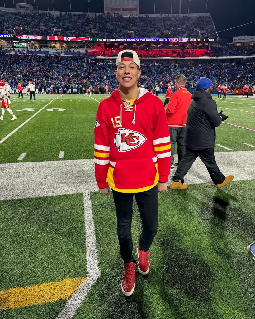 Jackson Mahomes in January 2024 Instagram photo