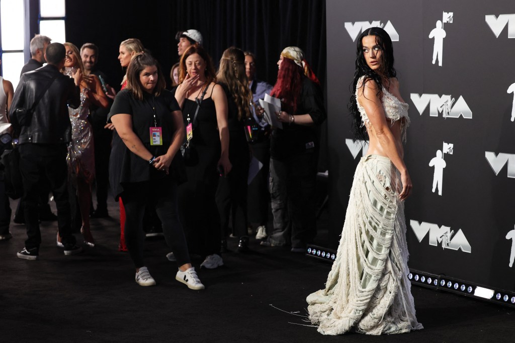 Katy Perry attends the MTV Video Music Awards in Elmont, New York, U.S., September 11, 2024. 