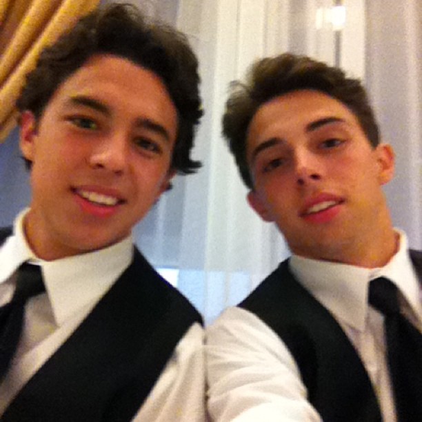 Johnny Gaudreau and Matthew Gaudreau