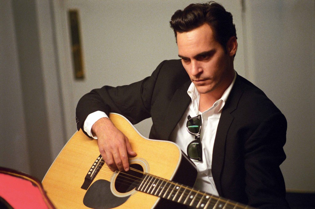 Joaquin Phoenix as Johnny Cash.