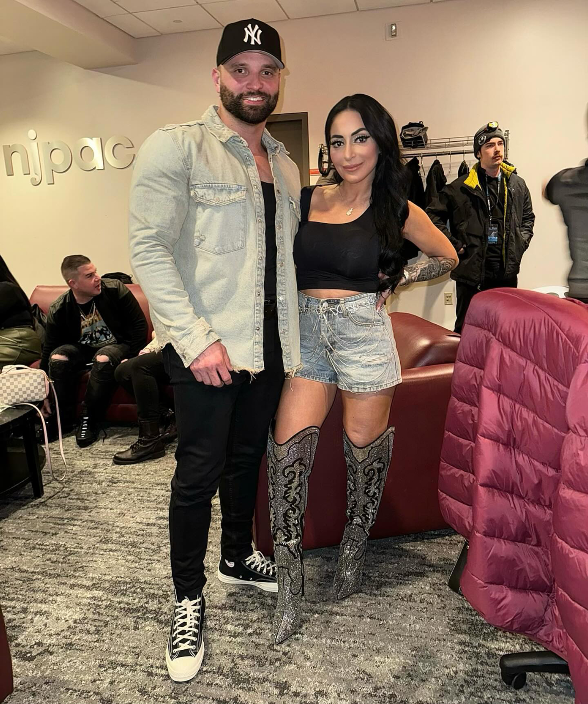 Angelina Pivarnick and Vinny Tortorella.