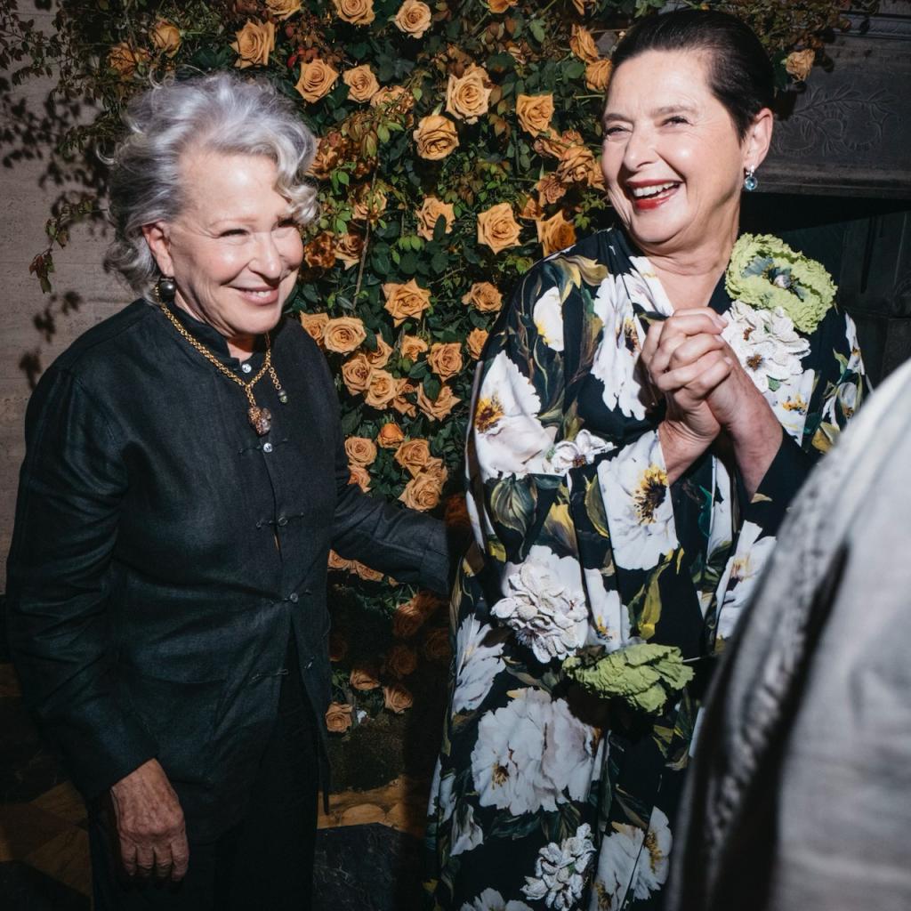 Bette Midler and Isabella Rossellini