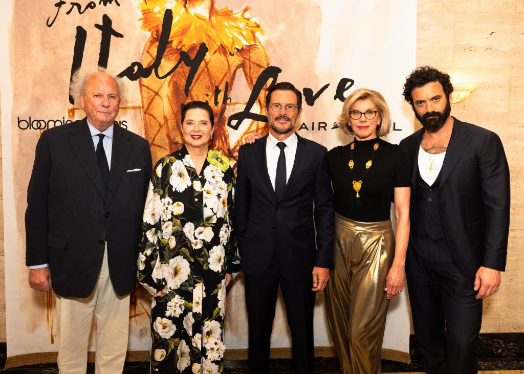 Graydon Carter, Isabella Rossellini, Olivier Bron, Christine Baranski, Morgan Spector 