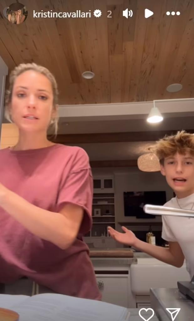 Kristin Cavallari reveals 12-year-old son Camden's face for the first time on social media.