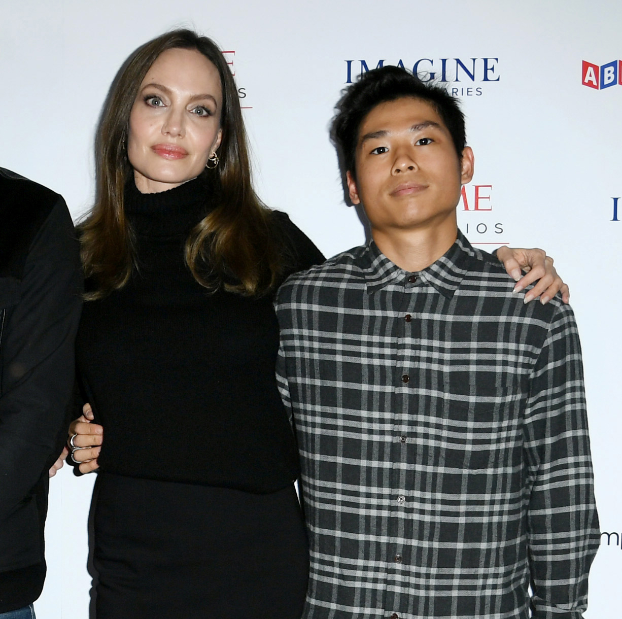 Angelina Jolie and Pax Jolie-Pitt in LA in November 2021