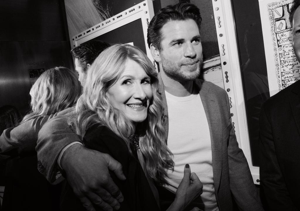 Laura Dern and Liam Hemsworth