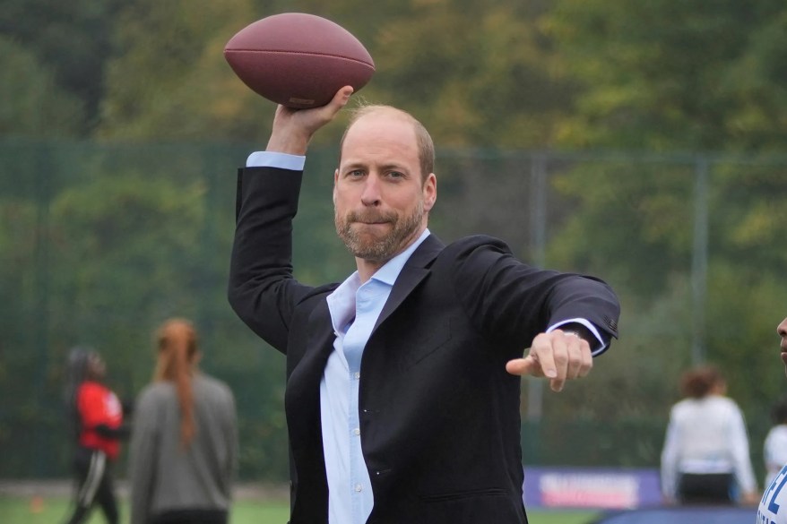 Prince William tries his hand at American football and more star snaps