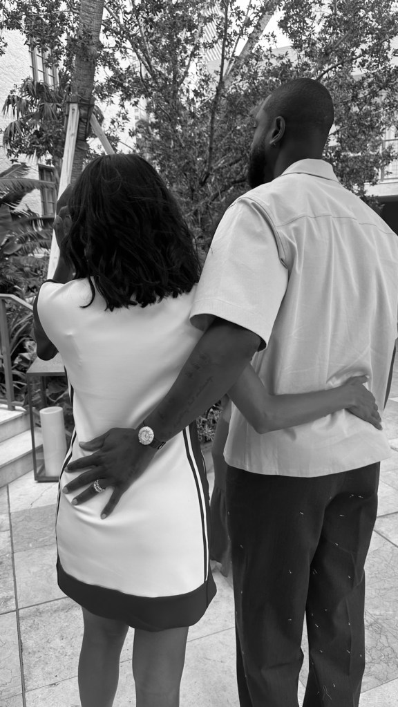 Dwyane Wade and Gabrielle Union  with their family at Casadonna on Oct. 27. 