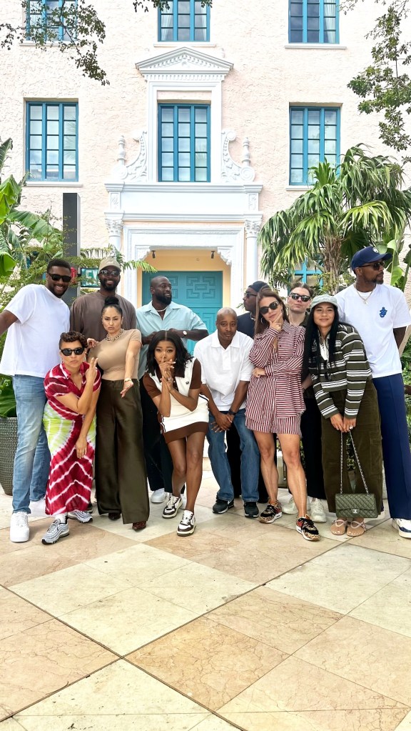 Dwyane Wade and Gabrielle Union  with their family at Casadonna on Oct. 27. 