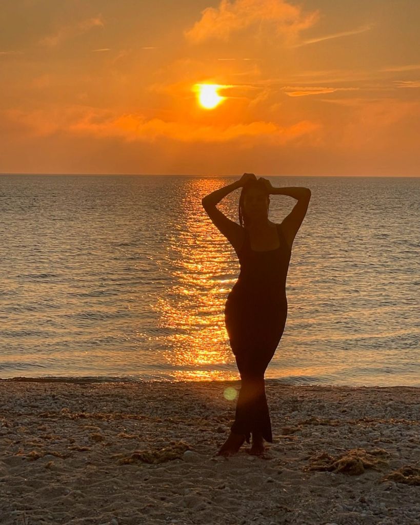 Gabrielle Union in a beach photo shared on her Instagram on Oct. 29. 