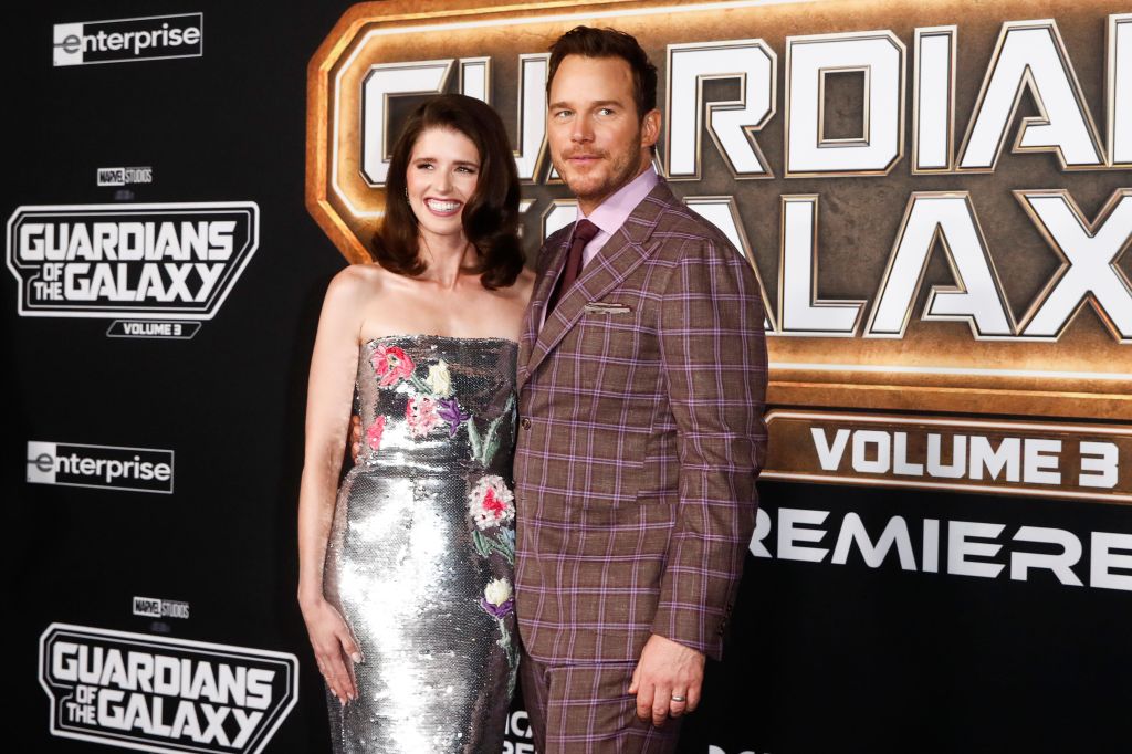 Katherine Schwarzenegger and Chris Pratt in LA in April 2023