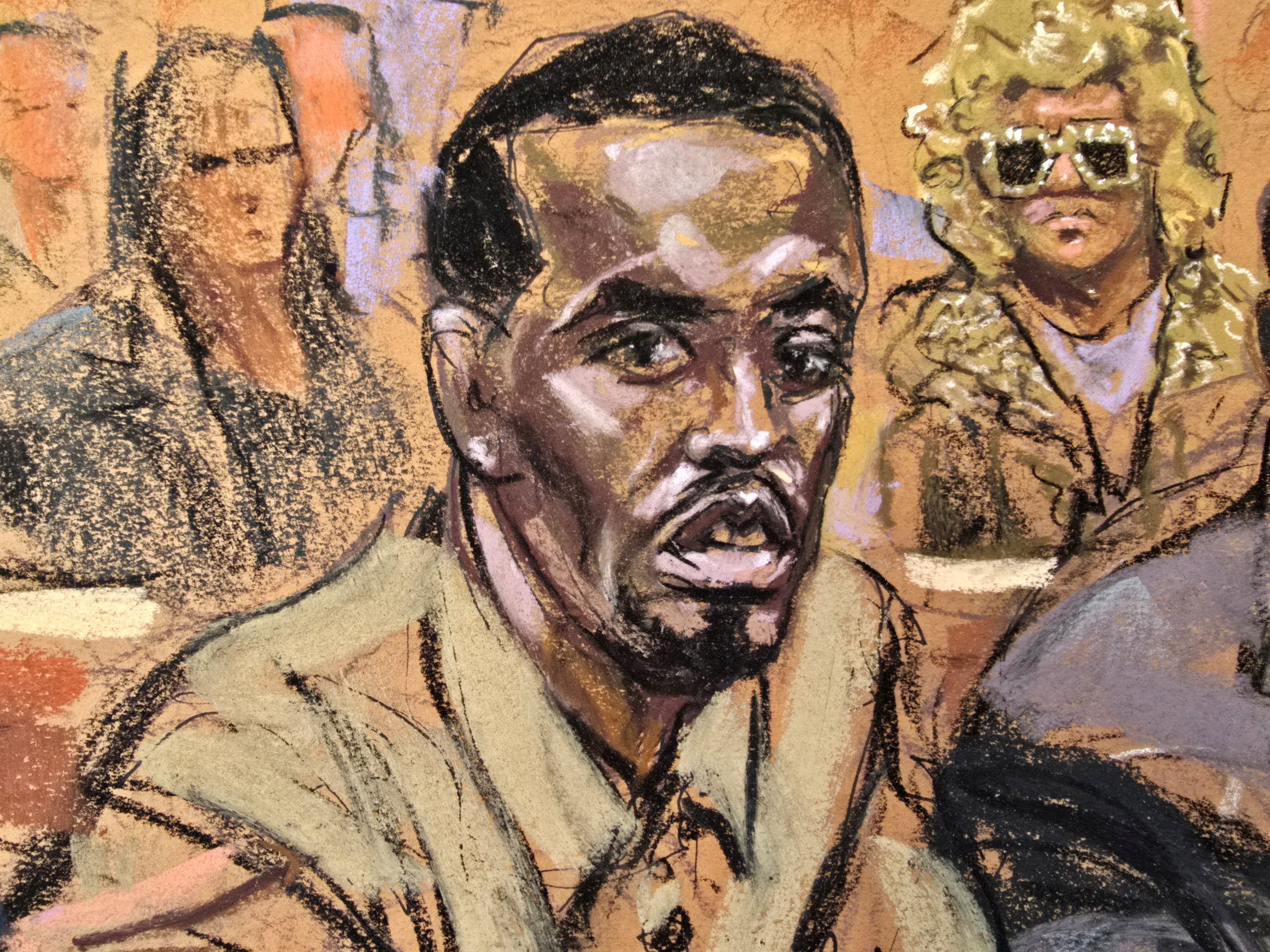 Sean "Diddy" Combs' October 2024 courtroom sketch