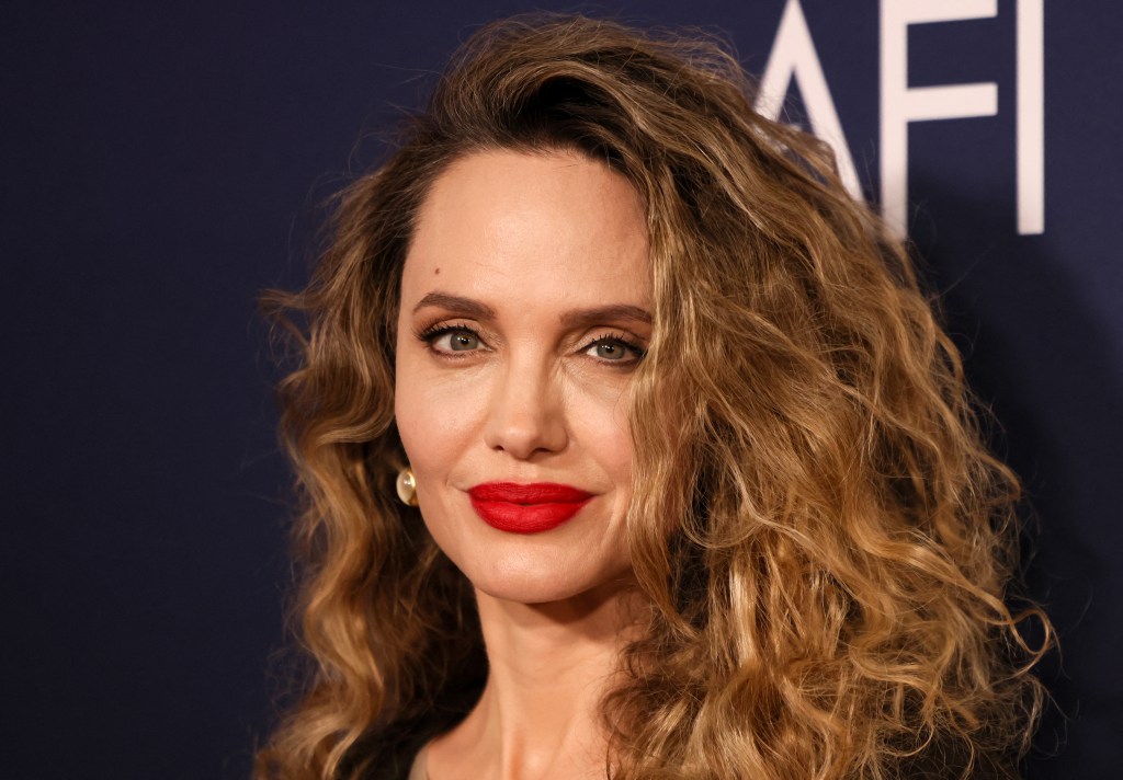 Angelina Jolie arrives at the 2024 AFI Fest premiere of "Maria" 