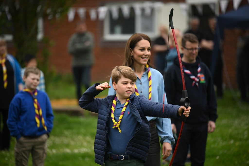 Kate Middleton and Prince George 