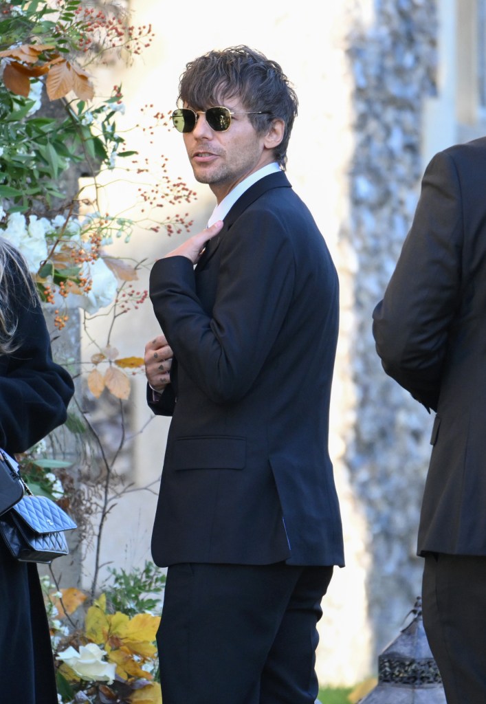 Louis Tomlison at Liam Payne's funeral