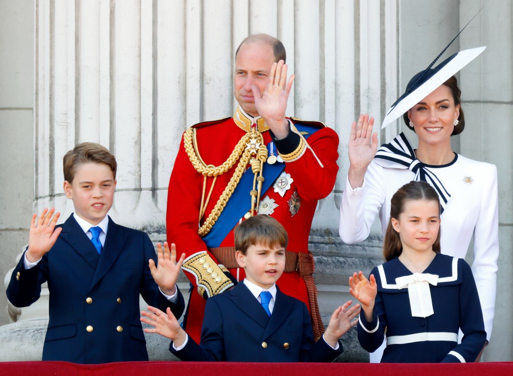 Prince William, Kate Middleton and their kids Charlotte, George and Louis