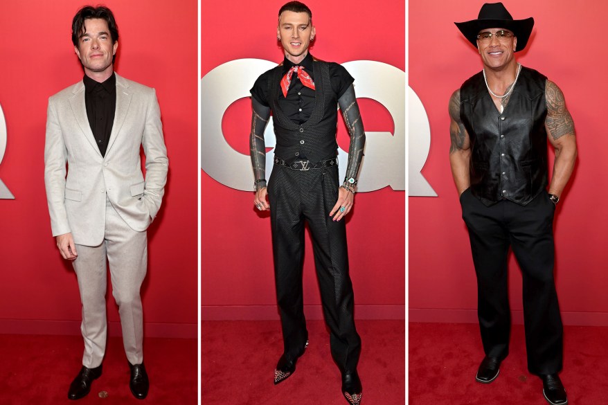 GQ Men Of The Year 2024 red carpet: John Mulaney, MGK, Dwayne 'The Rock' Johnson and more