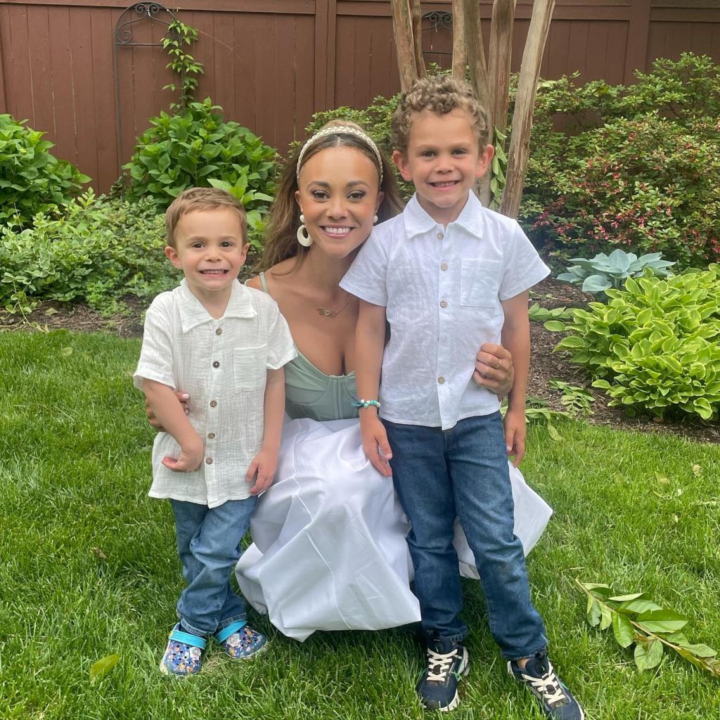 Ashley Darby and her two sons 