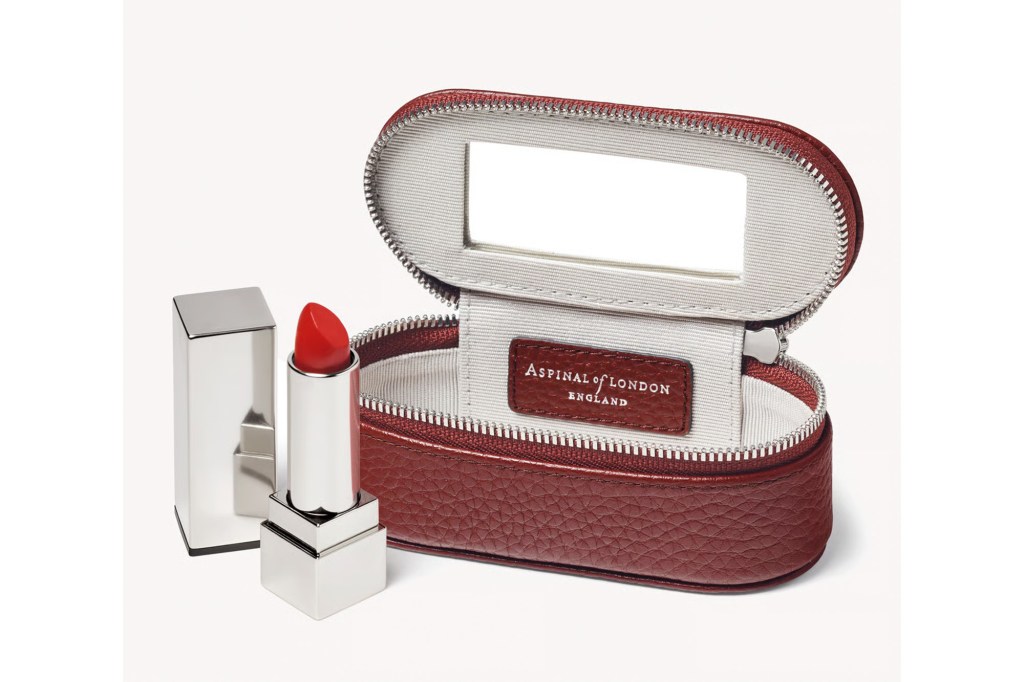 A lipstick and carrying case