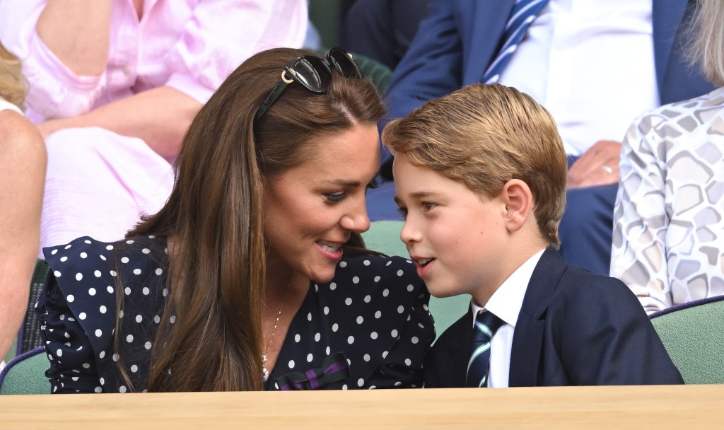 Kate Middleton and Prince George 