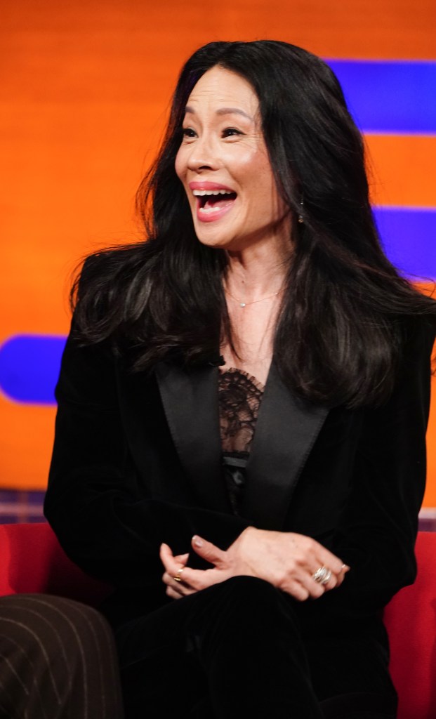  Lucy Liu during filming for the Graham Norton Show, at BBC Studioworks 6 Television Centre, Wood Lane, London, to be aired on BBC One on Nov. 7.