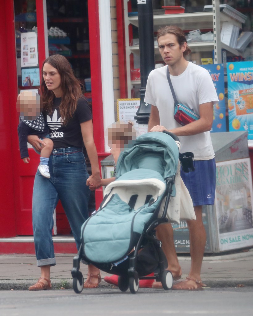 keira knightley and james righton and two daughters