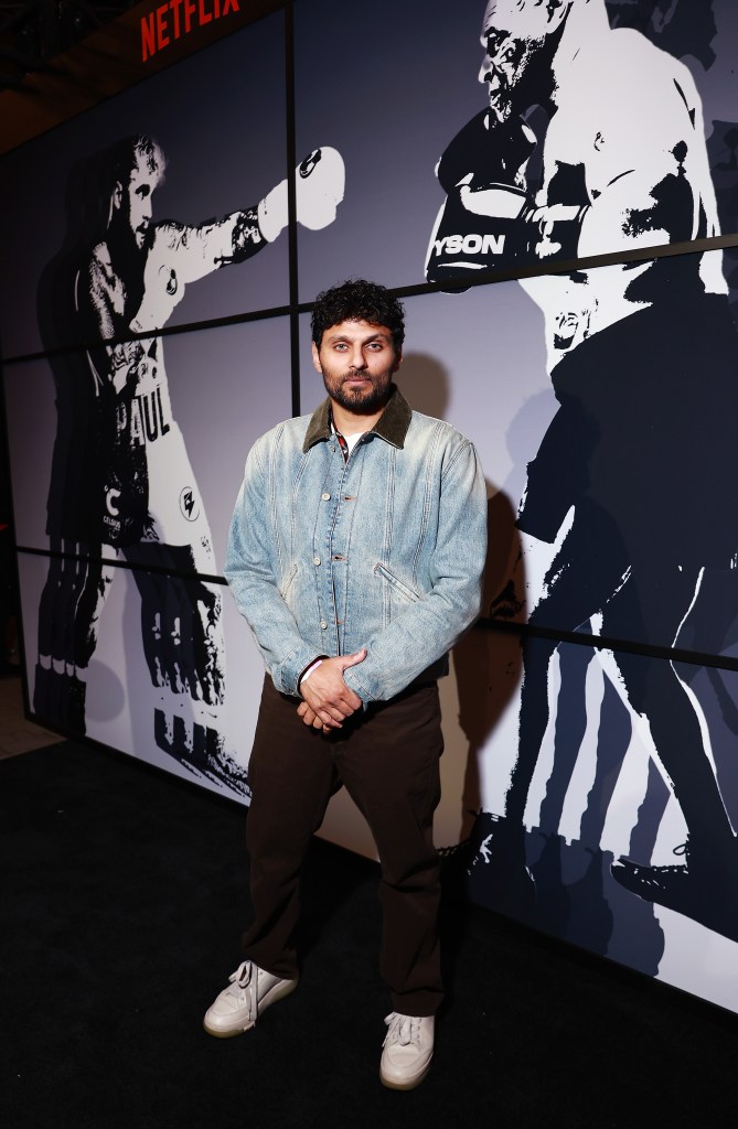 Jay Shetty attends LIVE On Netflix: Jake Paul vs. Mike Tyson at AT&T Stadium