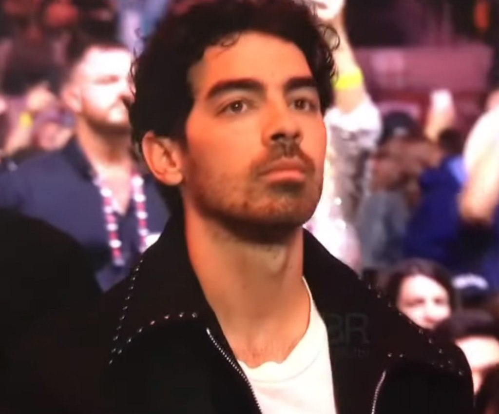 Joe Jonas attends LIVE On Netflix: Jake Paul vs. Mike Tyson at AT&T Stadium