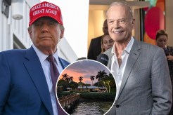 Donald Trump and Kelsey Grammer