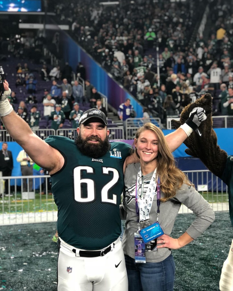 Kylie Kelce and Jason Kelce via Instagram