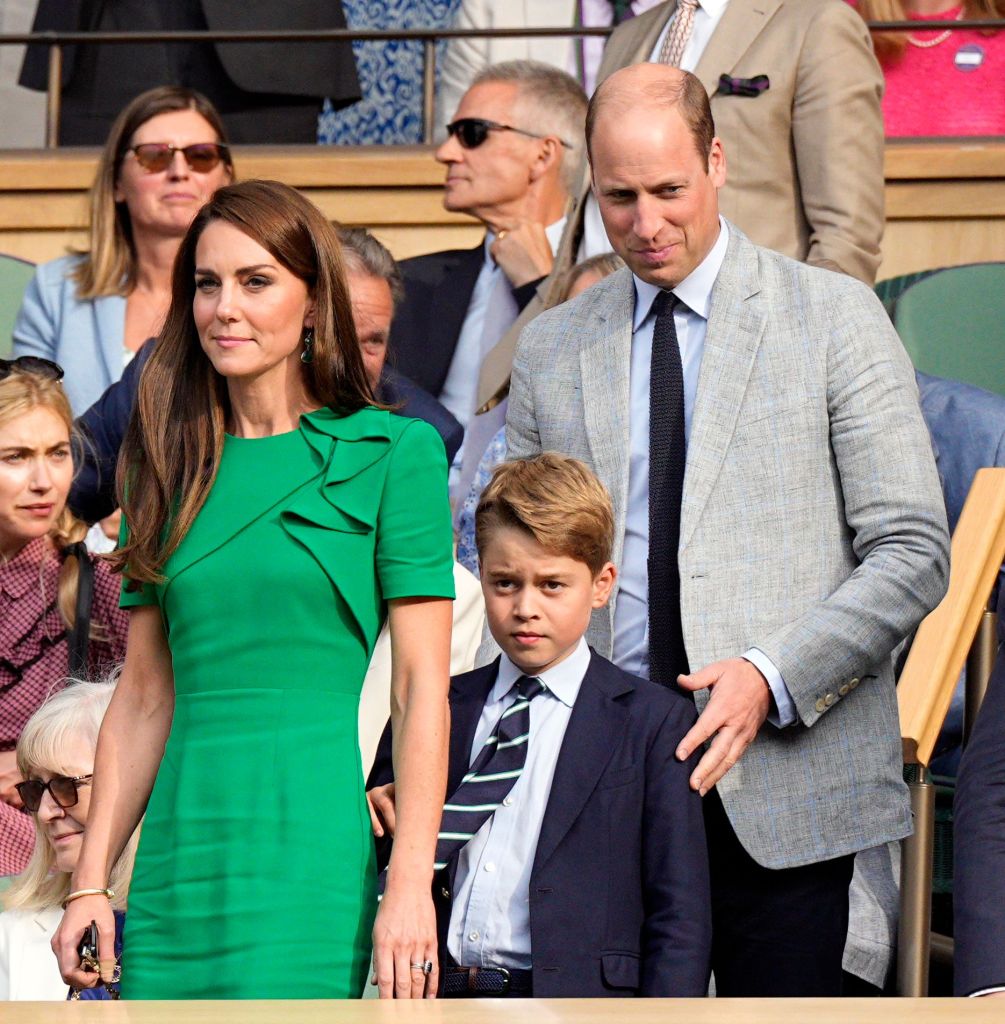 Prince William, Kate Middleton and Prince George 