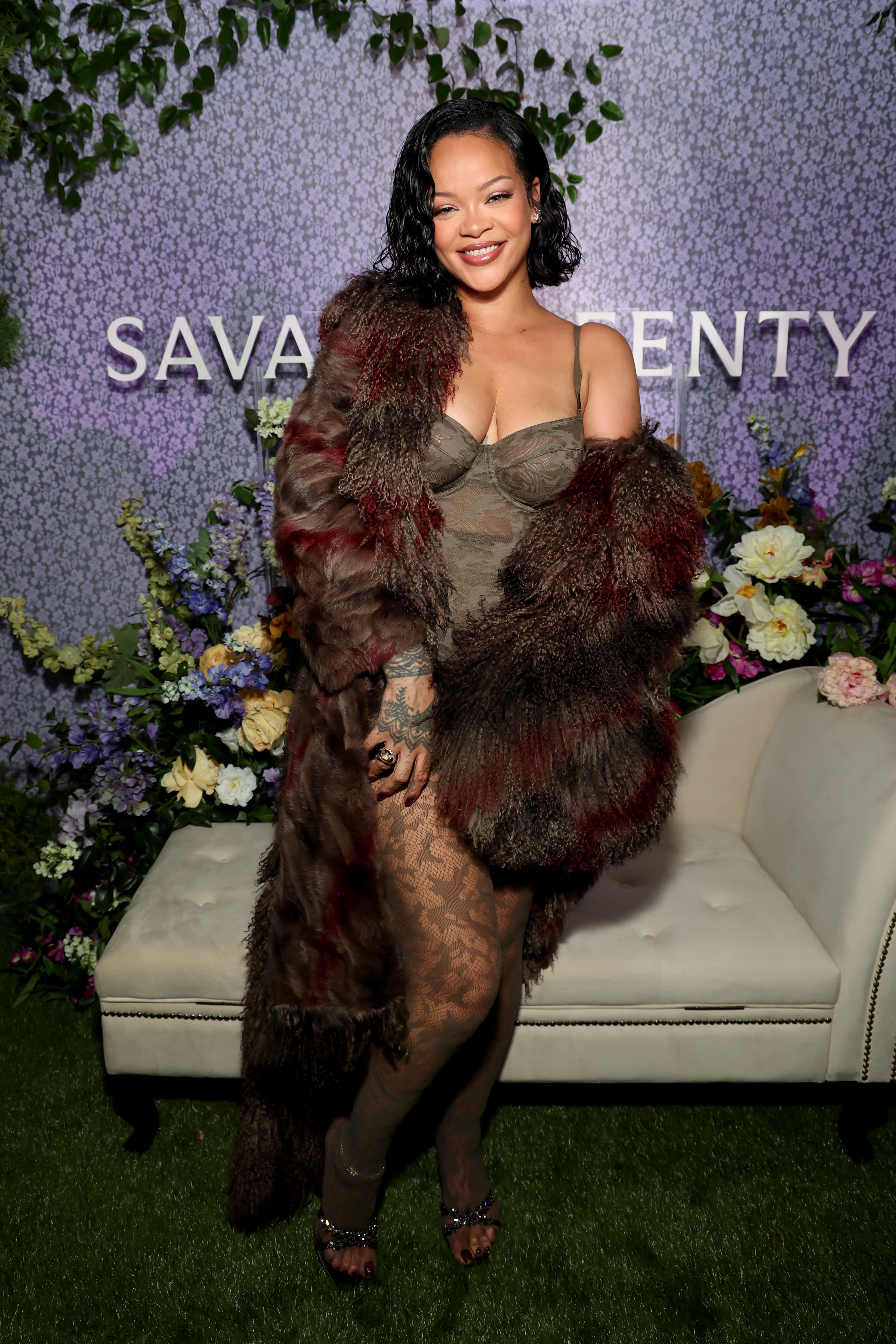 Rihanna at her Savage X Fenty event.