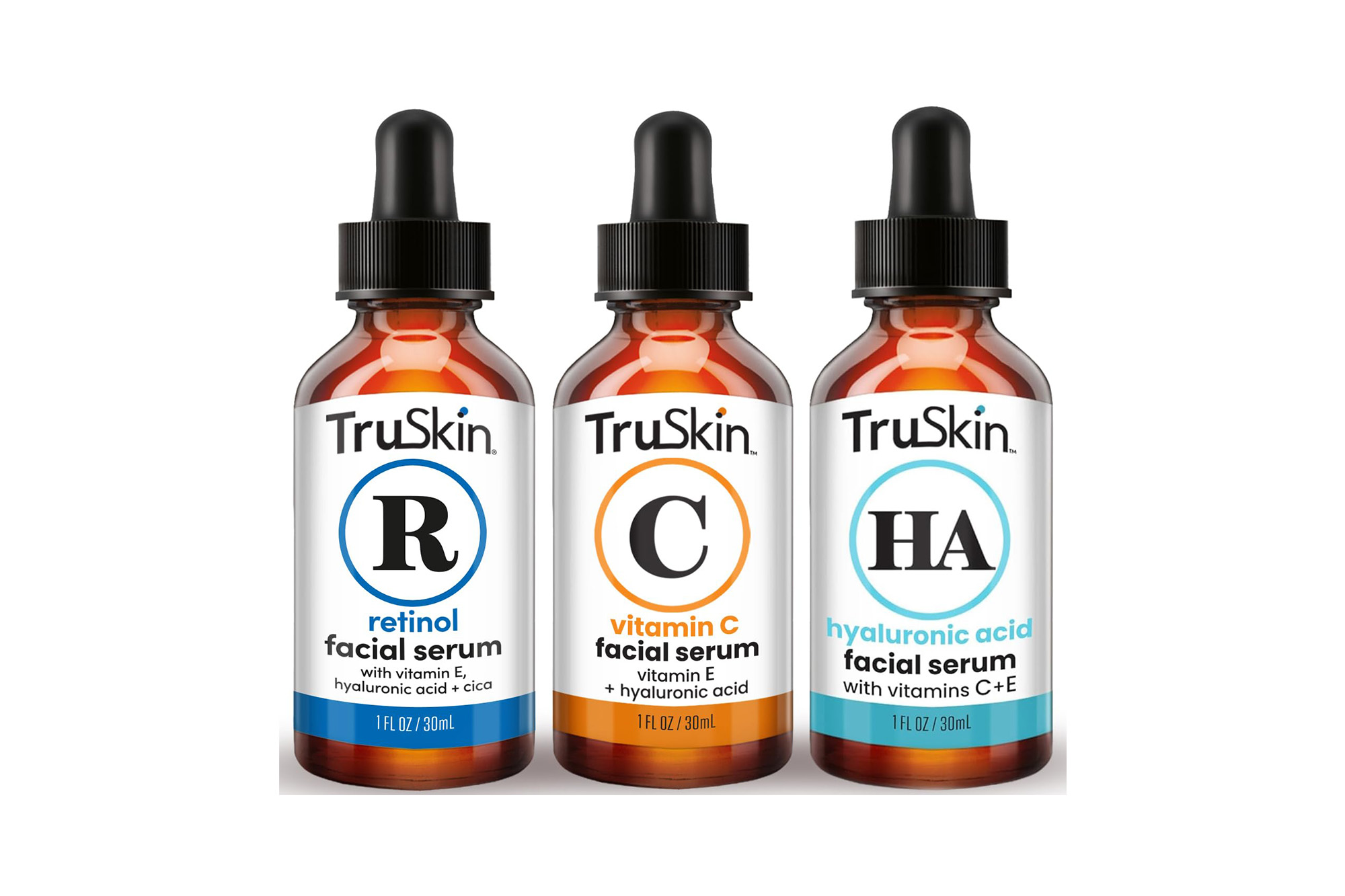 three TruSkin serums