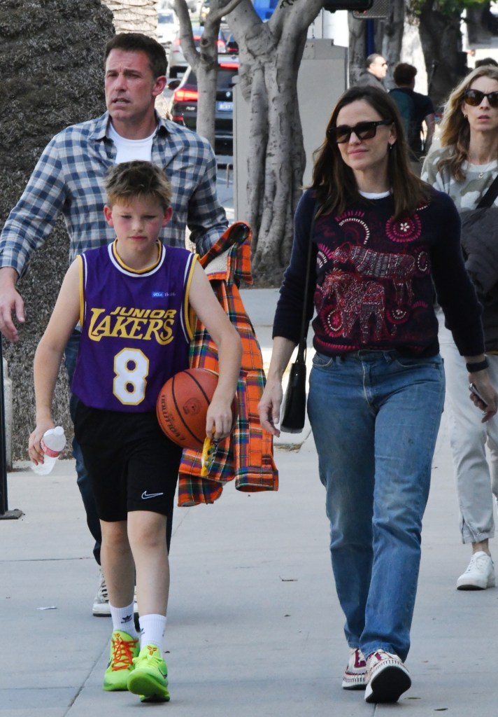 Ben Affleck, Jennifer Garner and son Samuel