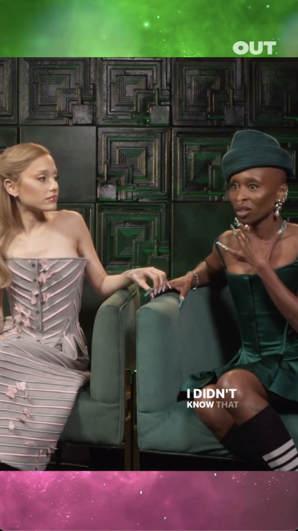 Cynthia Erivo and Ariana Grande