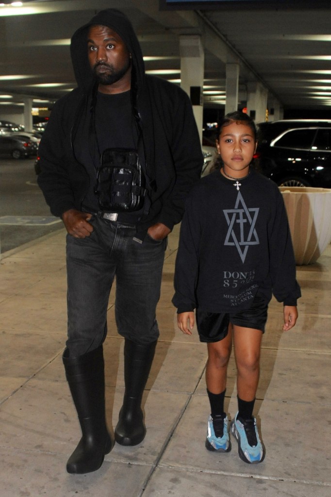 Kanye West and daughter North