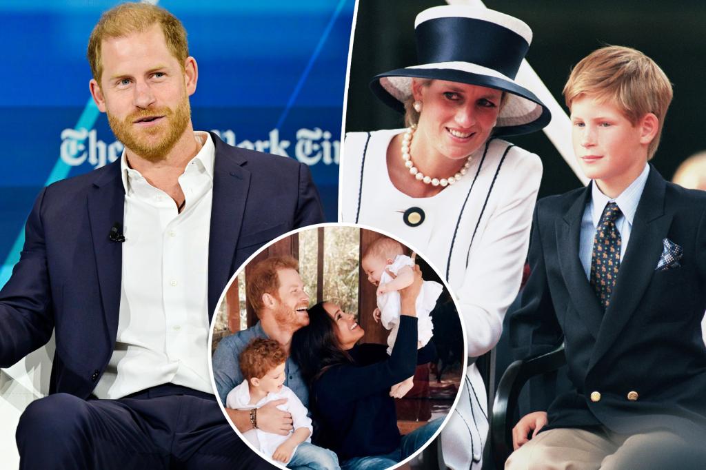 Prince Harry believes late mom Princess Diana would’ve ‘wanted’ him to raise kids in US