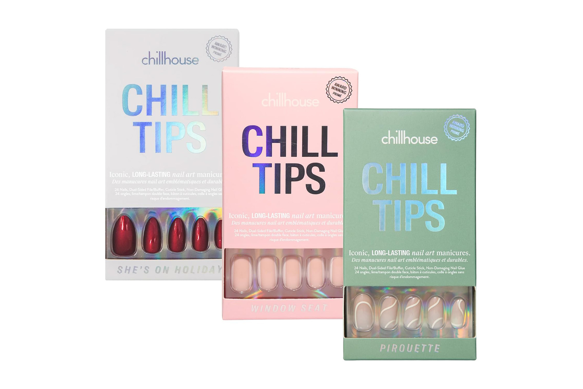 A ChillHouse set of press-on nails