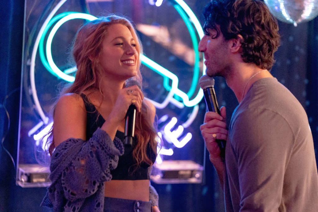 Justin Baldoni and Blake Lively in "It Ends With Us"