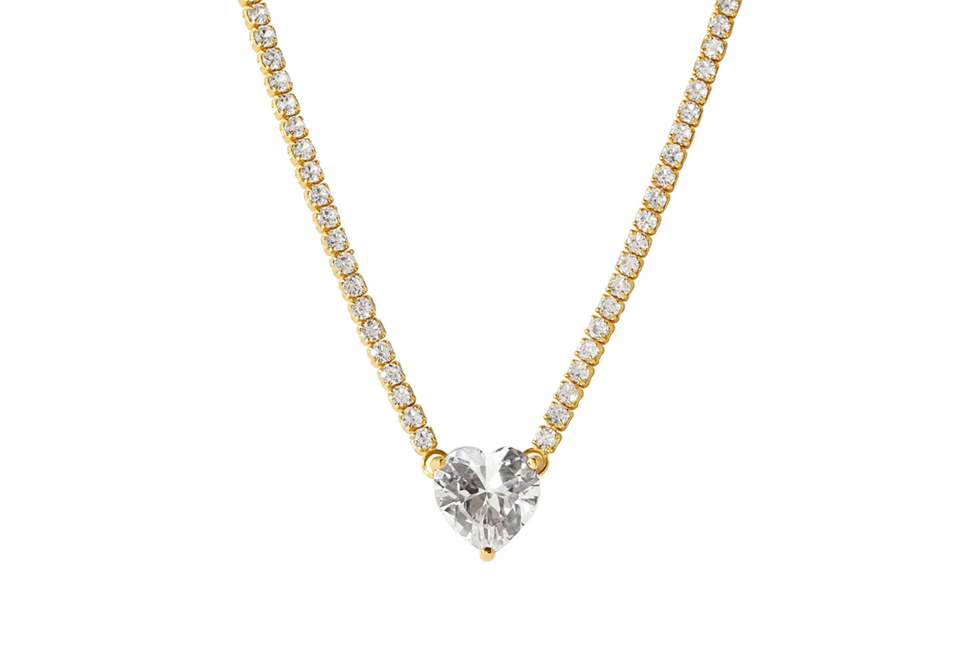 A heart-adorned necklace