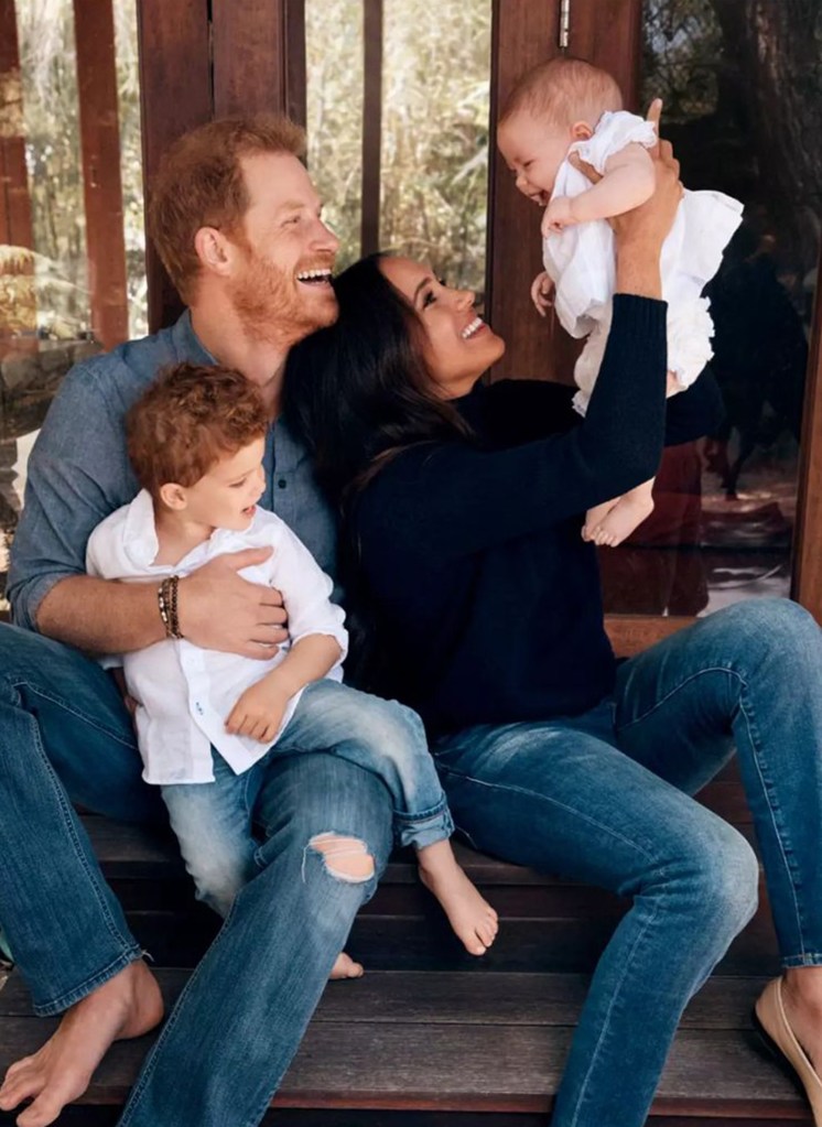 Prince Harry, Meghan Markle and kids