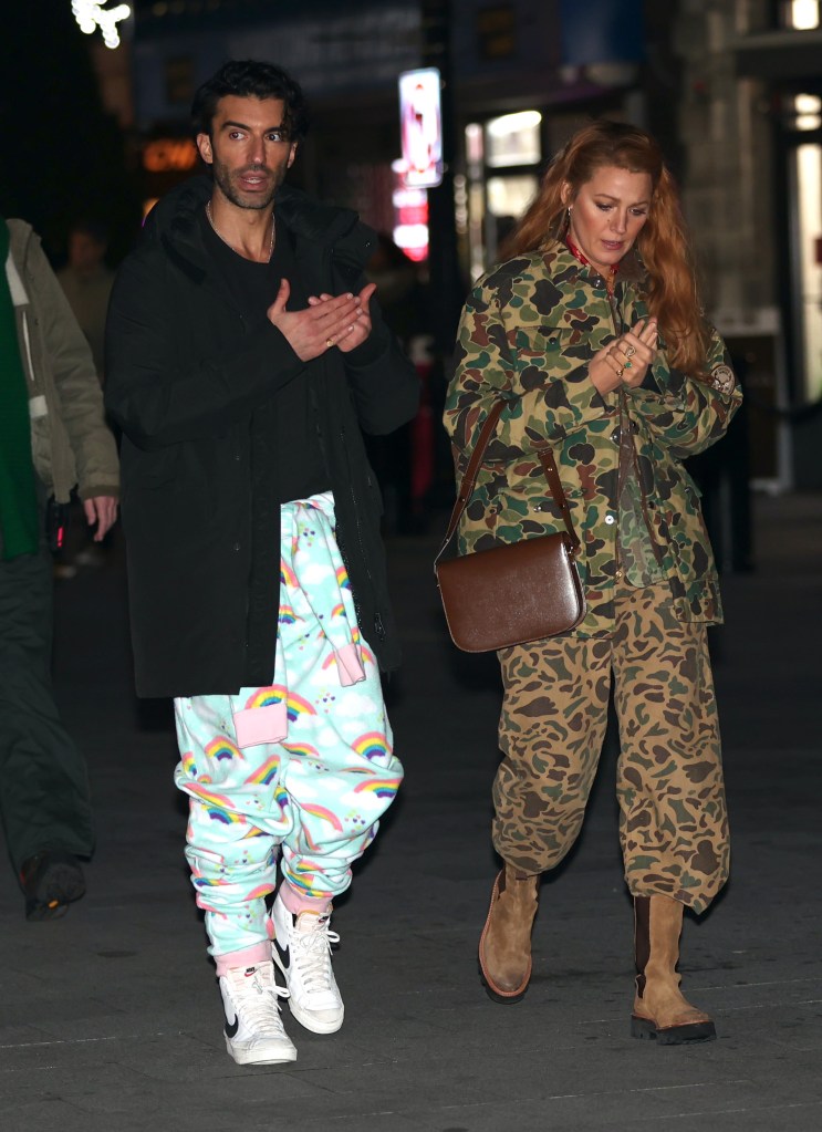 Blake Lively and Justin Baldoni film "It Ends With Us" in January 2024 in New Jersey