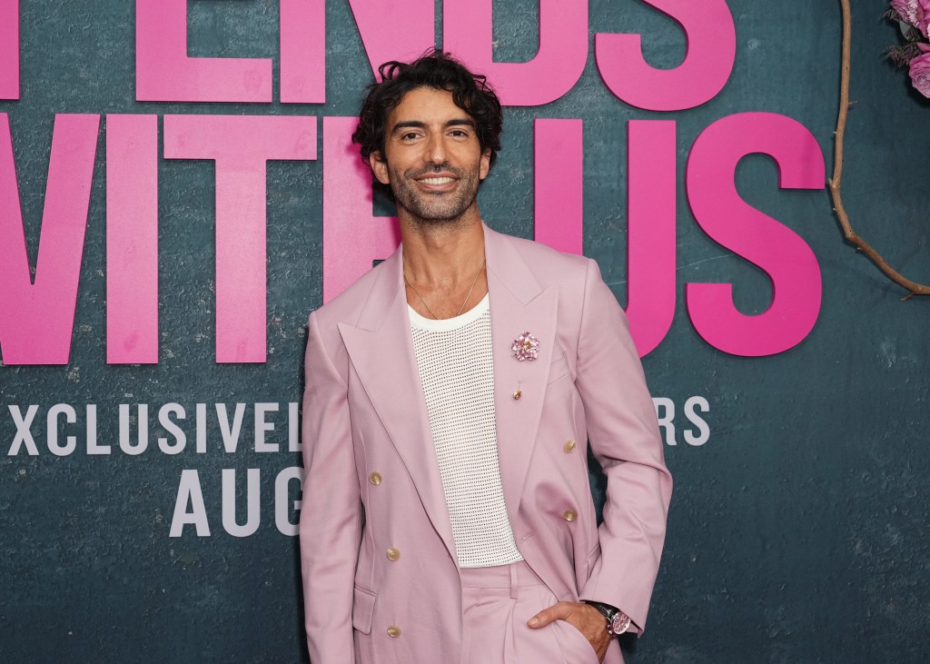 Justin Baldoni at the "It Ends With Us" New York Premiere at AMC Lincoln Square Theater on August 06, 2024 in New York City. 