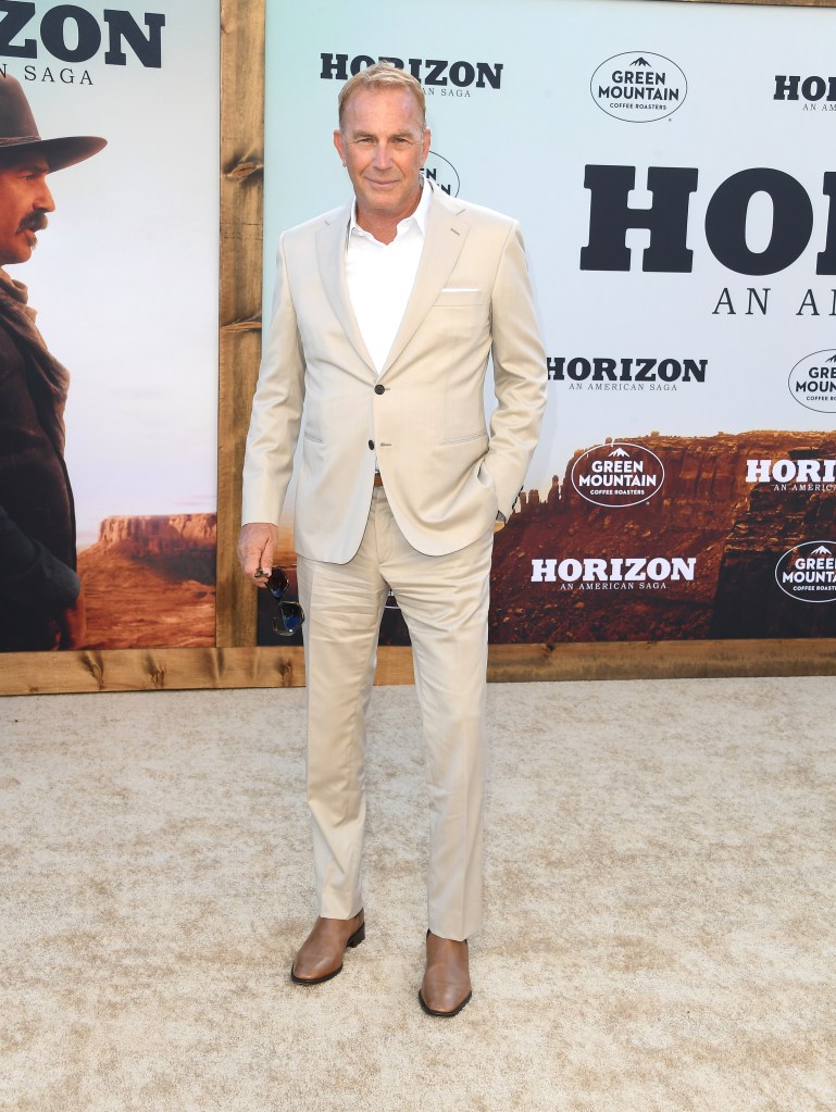 Kevin Costner in June 2024 at "Horizon" premiere