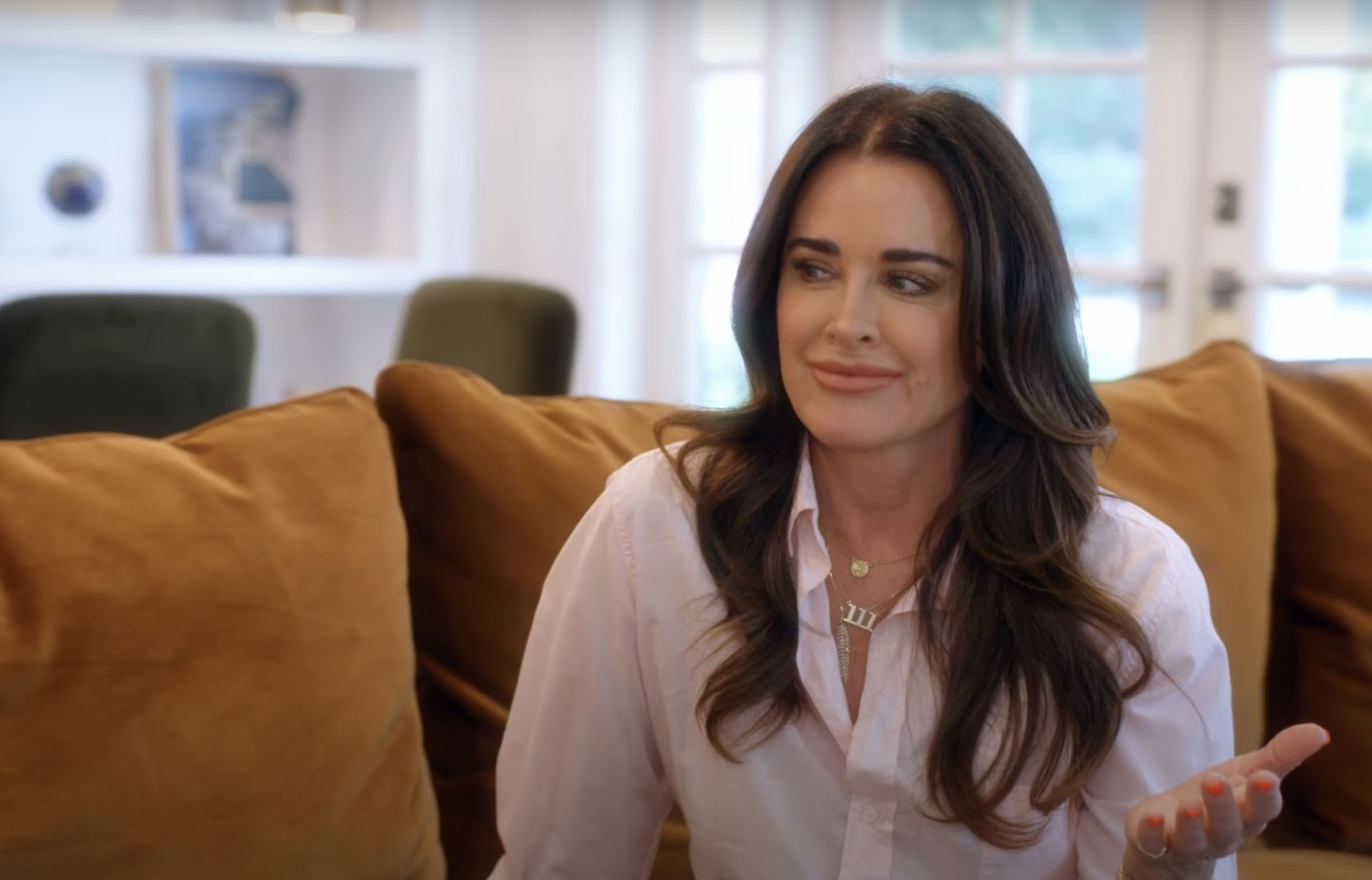 Kyle Richards talking