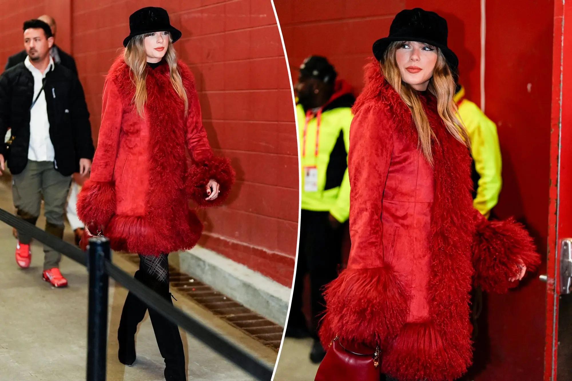 Taylor Swift at a Chiefs game