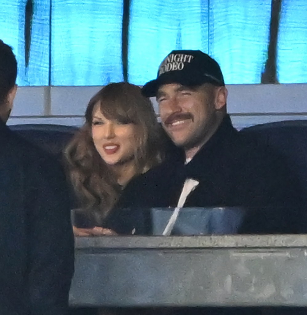 Travis Kelce and Taylor Swift at October 2024 MLB game