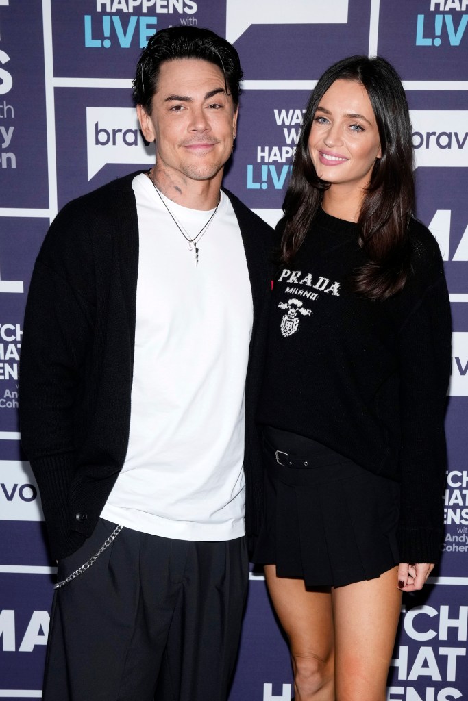 Tom Sandoval and Victoria Lee Robinson at "Watch What Happens Live"